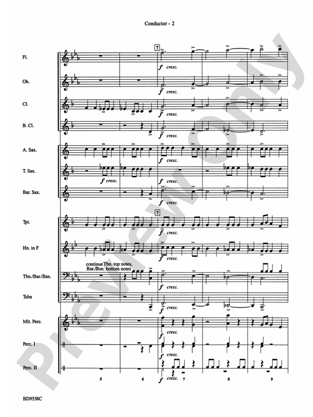 Excelcia Score Concert Band Score Digital Sheet Music Download
