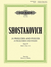 24 Preludes and Fugues Op. 87 for Piano, Vol. 1