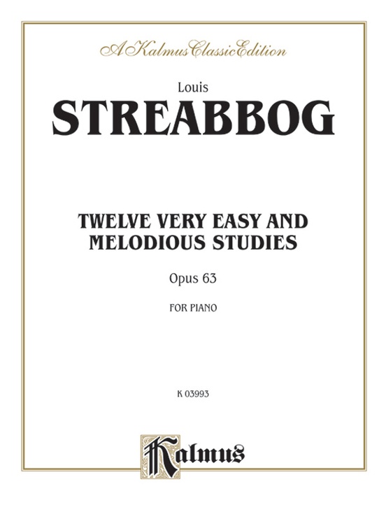 Streabbog: Twelve Very Easy and Melodious Studies, Op. 63