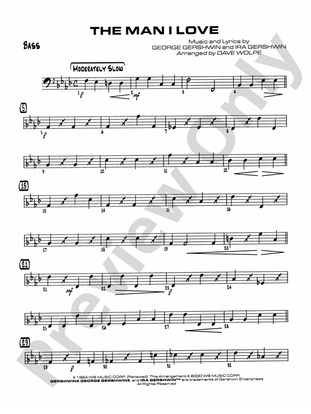 The Man I Love: String Bass