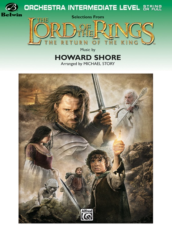 The Lord of the Rings: The Two Towers, Highlights from: Full Orchestra  Conductor Score & Parts: Howard Shore