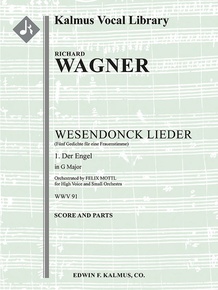 Wesendonck Lieder: No. 1, Der Engel [arrangement In G]: (Fuenf Gedichte ...