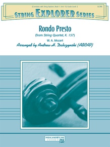 Rondo Presto (from String Quartet K. 157)