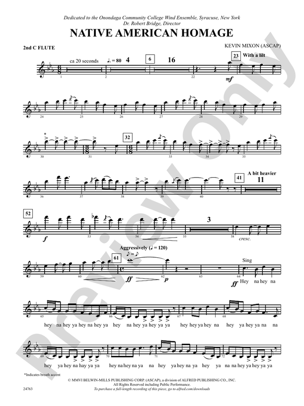 native american flute sheet music