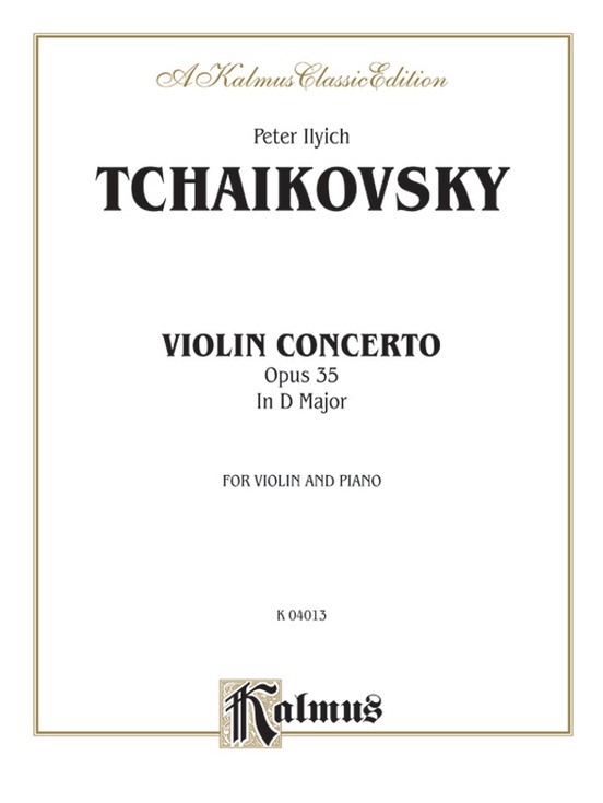 Violin Concerto, Opus 35 in D Major