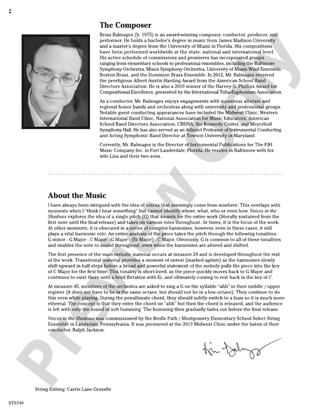 Voices in the Shadows