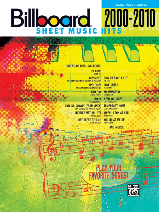 Billboard Sheet Music Hits 2000--2010