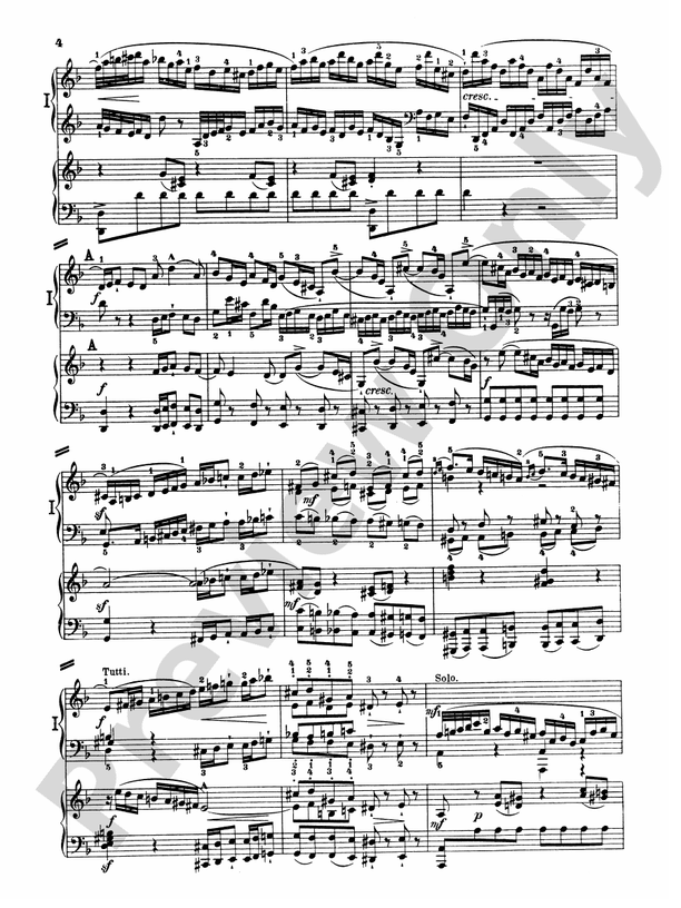 Bach Piano Concerto in D Minor Piano Duo (2 Pianos, 4 Hands) Book (2
