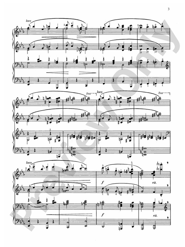 Ain't Misbehavin' (from "Ain't Misbehavin'") - Piano Duo (2 Pianos, 4 Hands)