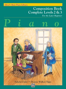 Alfred's Basic Piano Library: Composition Book Complete 2 & 3