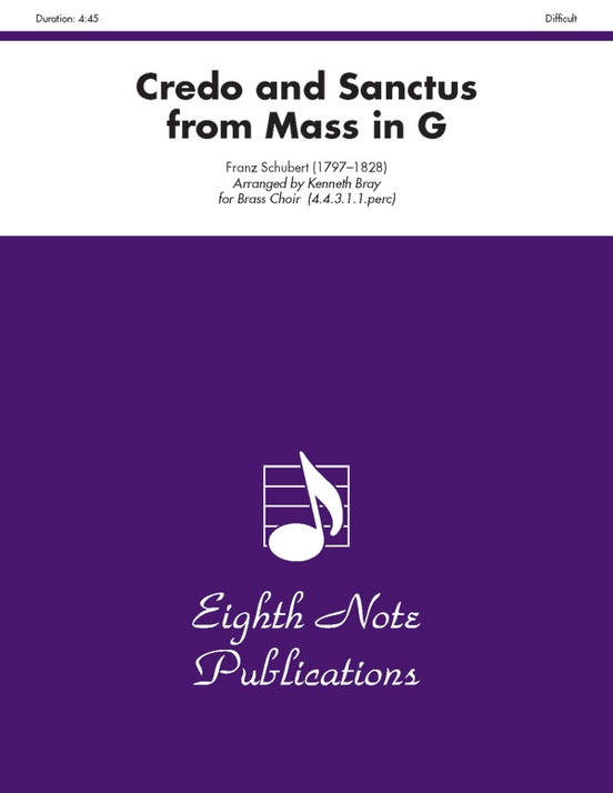 Credo and Sanctus (from Mass in G)