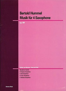 Musik für 4 Saxophone Opus 88f