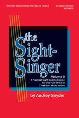 The Sight-Singer, Volume II for Two-Part Mixed/Three-Part Mixed Voices