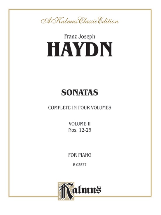 Sonatas, Volume II (Nos. 12-23)