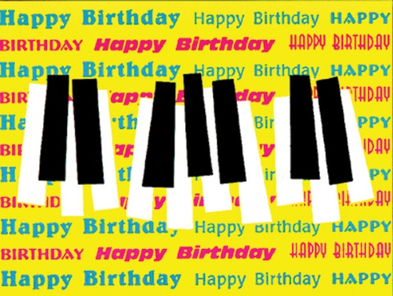 Greeting Cards: Happy Birthday Keys (Pack of 12):