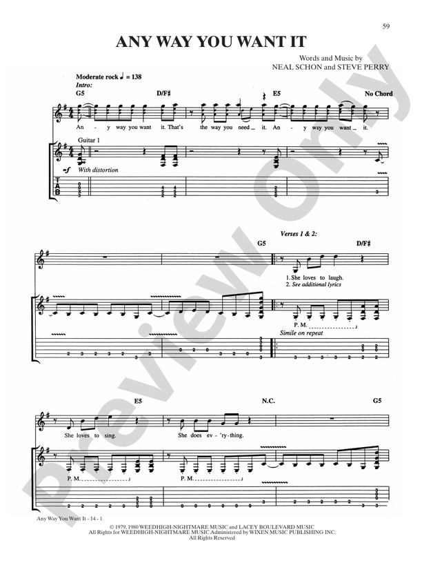 That's The Way (I Like It) Sheet Music