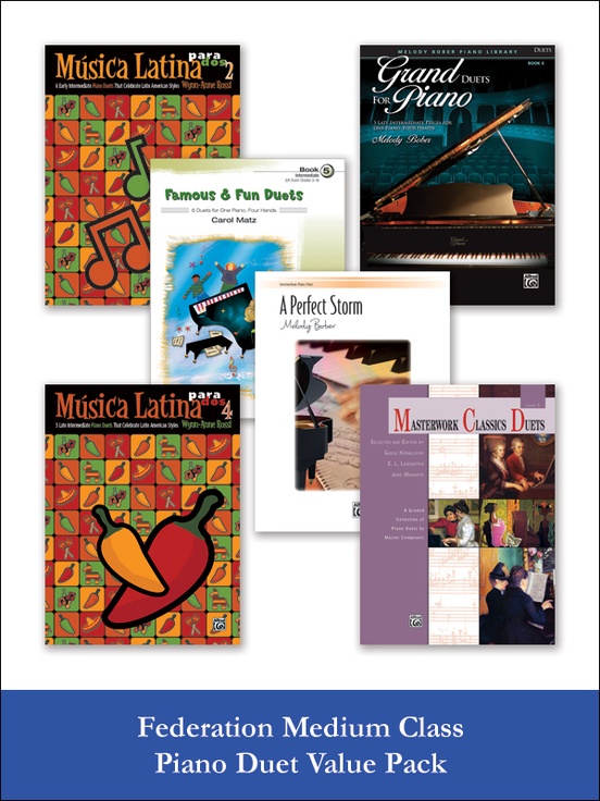 Federation Medium Class Piano Duet (Value Pack)