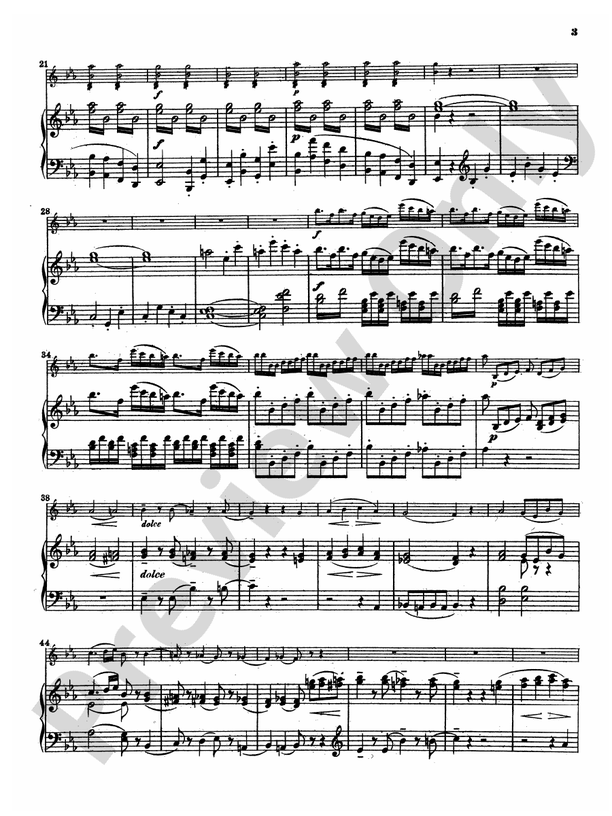 Mozart Violin Concerto No. 6 in E flat Major, K. 268 Violin Concerto