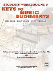 Keys to Music Rudiments: Students' Workbook No. 3