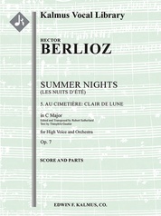 Summer Nights, Op. 7 (Les nuits d'ete): 5. Au Cimitiere: Clair de lune (transposed in C)