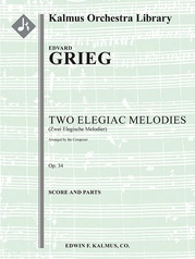 Two Elegiac Melodies, Op. 34 (Zwei Elegische Melodier, composer's orchestration)