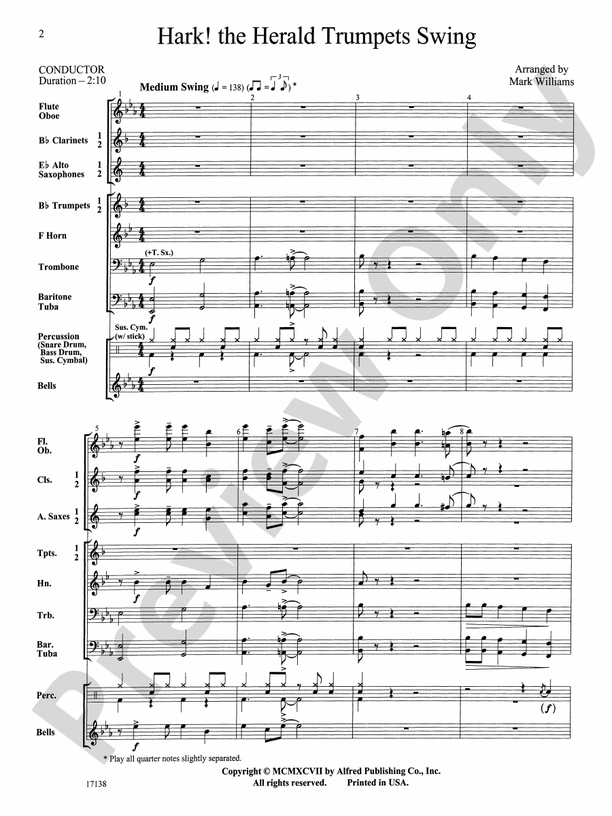 Hark, the Herald Trumpets Swing