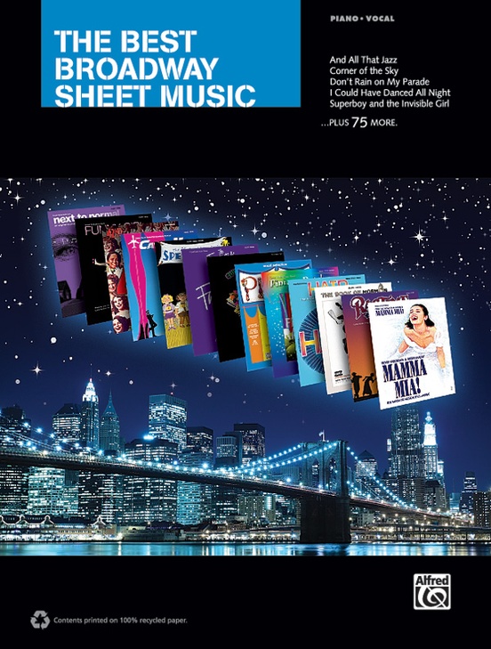 The Best Broadway Sheet Music