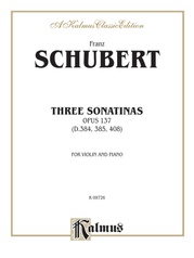 Schubert: Three Sonatas, Op. 137