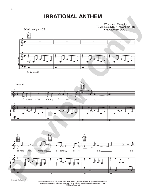 Irrational Anthem