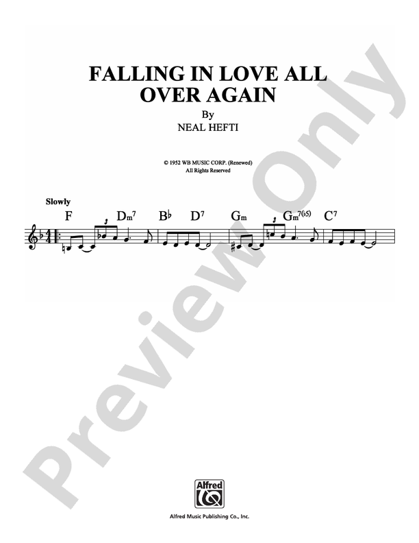 Falling in Love All Over Again: Lead Sheet: Neal Hefti - Digital Sheet
