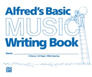 Peters Music Writing Book: Large 9x12 Portrait