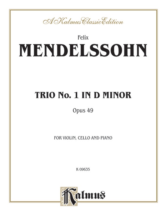 Trio in D Minor, Opus 49
