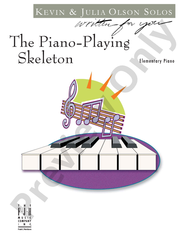 The Piano-Playing Skeleton: Piano: Kevin Olson - Digital Sheet Music ...