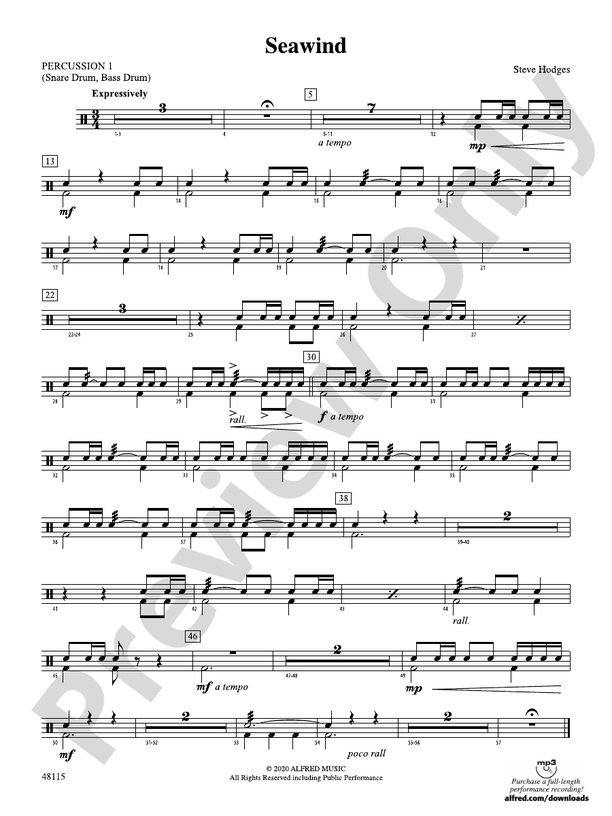 Seawind: 1st Percussion