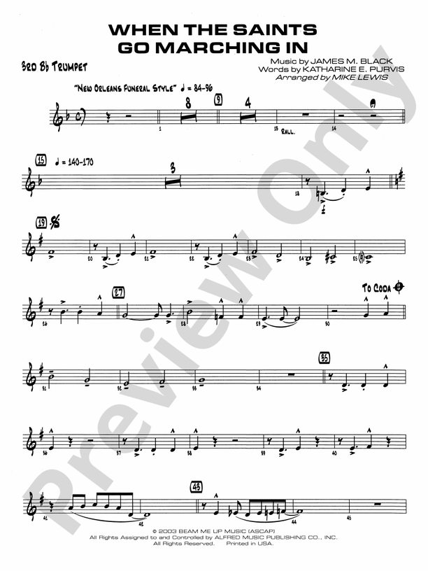 When The Saints Go Marching In (Chamber Arrangements) By Folklore On