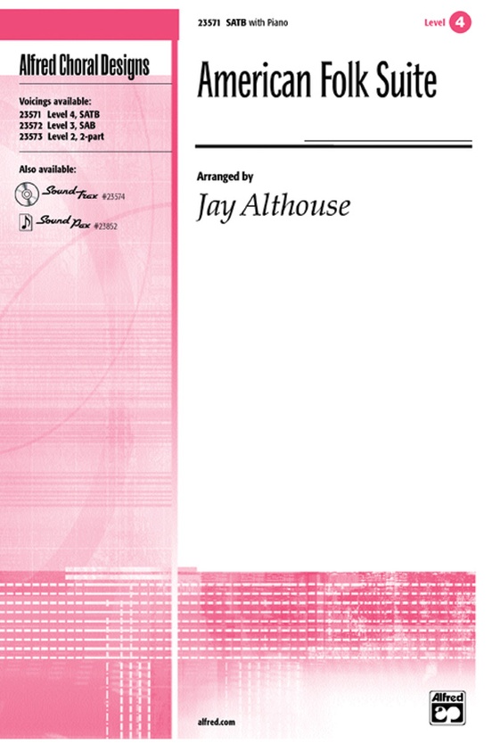 American Folk Suite Satb Choral Octavo Sheet Music 