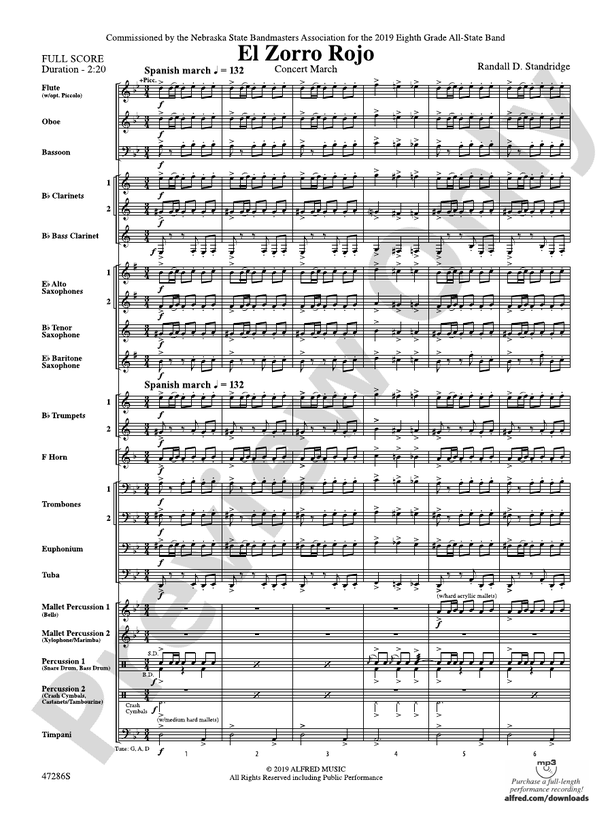 Dobrado Maestro Salema Sheet Music | Lucas Brito | Concert Band