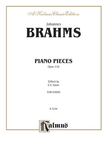 Brahms: Intermezzi, Ballade, Romance, Op. 118