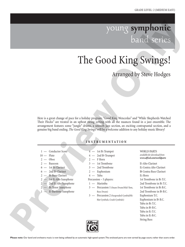 The Good King Swings!
