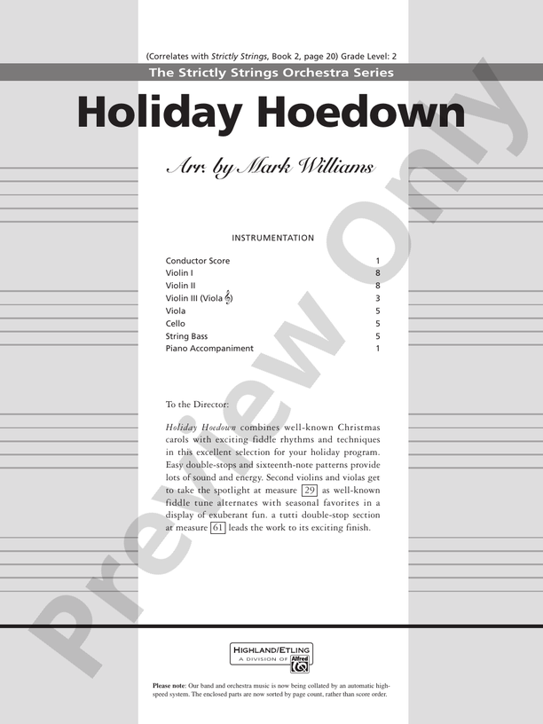 Holiday Hoedown