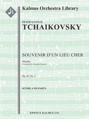 Souvenir d'un Lieu Cher, Op. 42; No. 3: Melodie