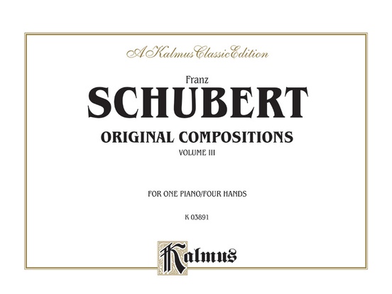 Original Compositions for Four Hands, Volume III