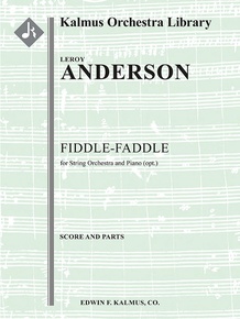 Fiddle-Faddle for Strings with Piano (opt.)