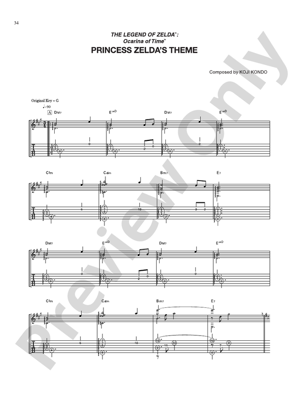 Lost Woods – Koji Kondo The Legend of Zelda: Ocarina of Time Sheet