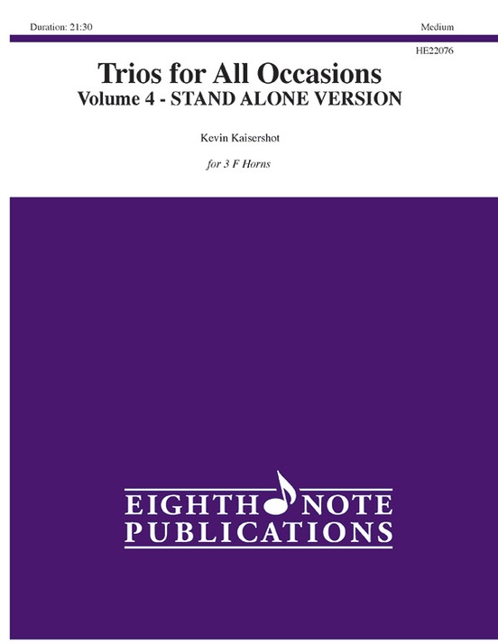Trios for All Occasions, Volume 4 (Stand Alone Version)