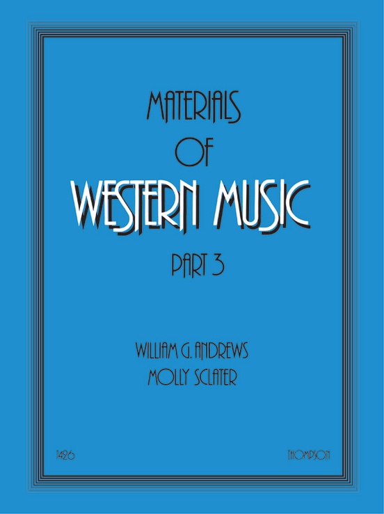 Materials of Western Music, Part 3