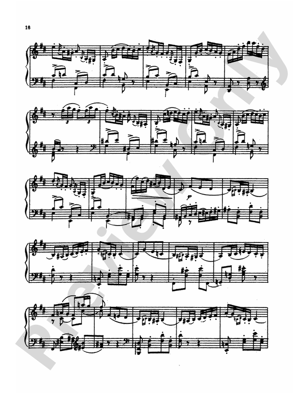 Tchaikovsky Collection II (6 Piano Pieces) Polka peu dansante in B