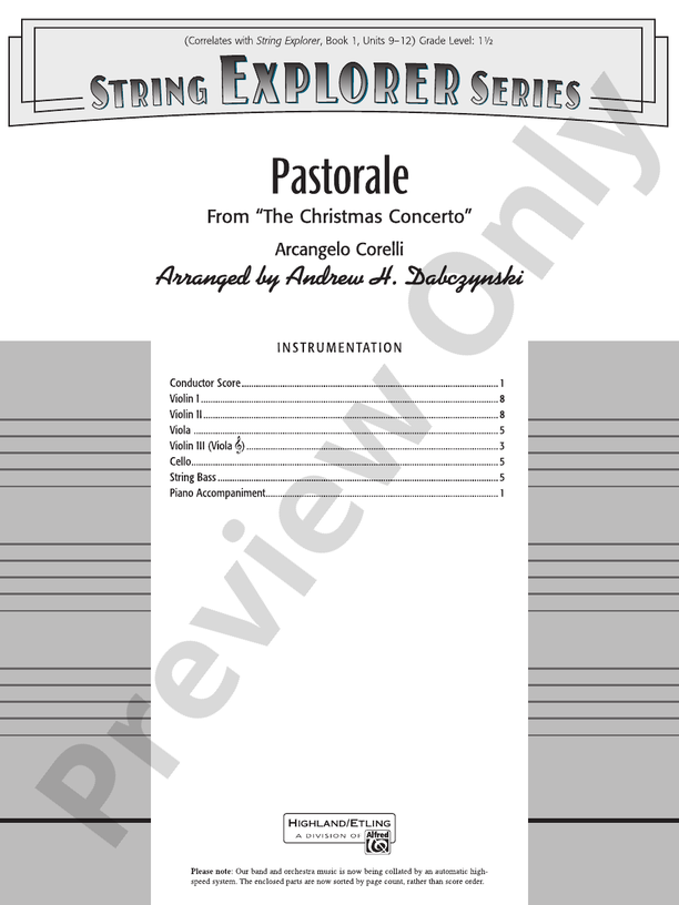 Pastorale (from The Christmas Concerto)