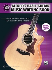 Alfred's Basic Guitar Music Writing Book