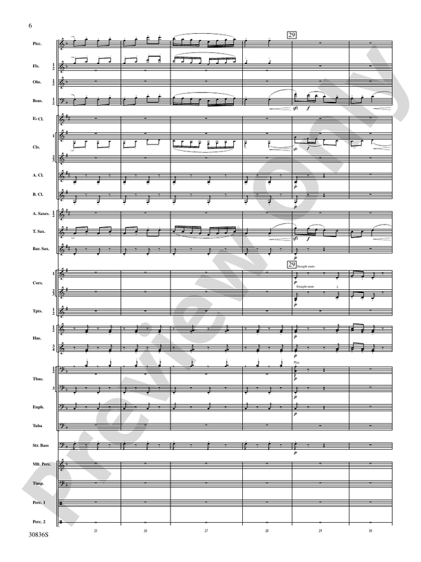 The Rakes of Mallow (from the Irish Suite) Score Concert Band Score